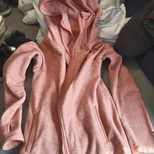 Women's sz xl roxy electric feeling zip up polar fleece hoodie